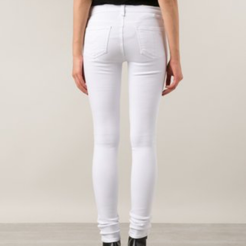 Rag & Bone white skinny jeans